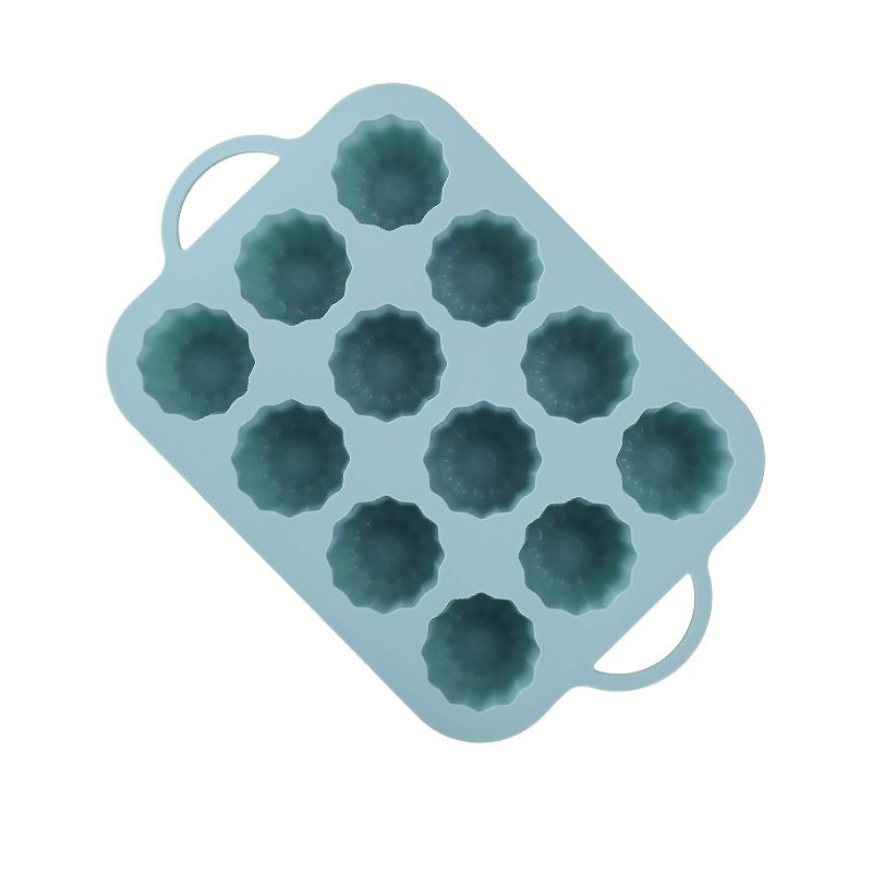Small cylindrical mold pudding jelly silicone mold lace cake does not stick to