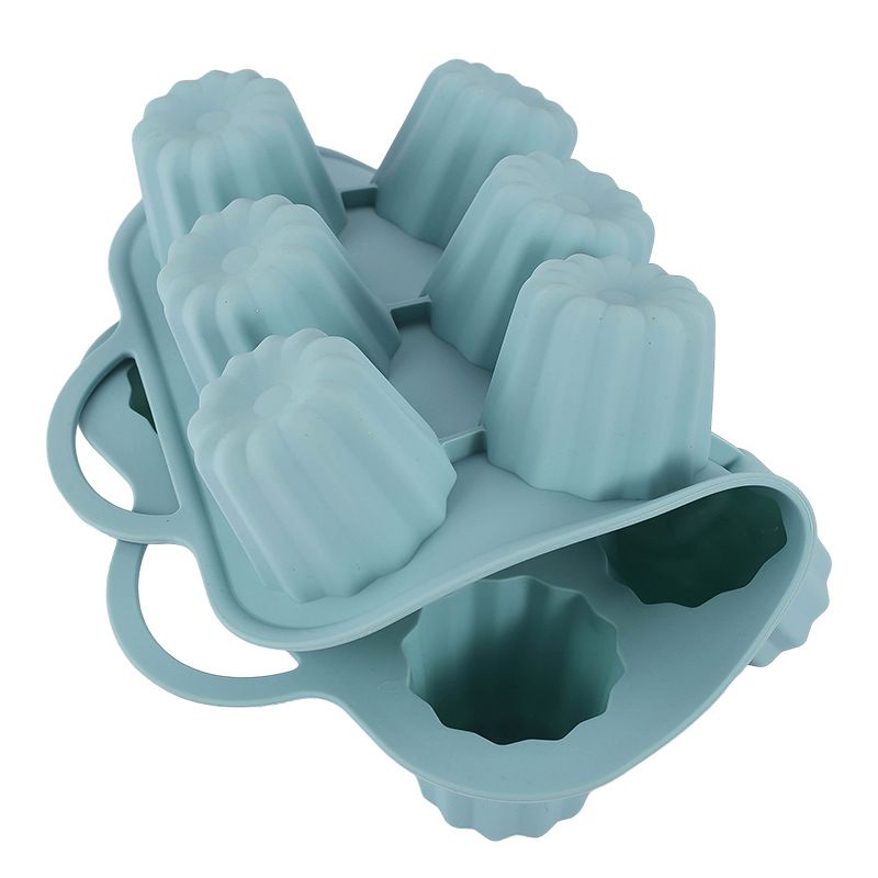 Small cylindrical mold pudding jelly silicone mold lace cake does not stick to view 2