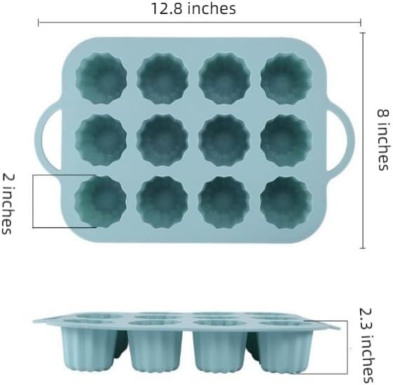 Small cylindrical mold pudding jelly silicone mold lace cake does not stick to view 5