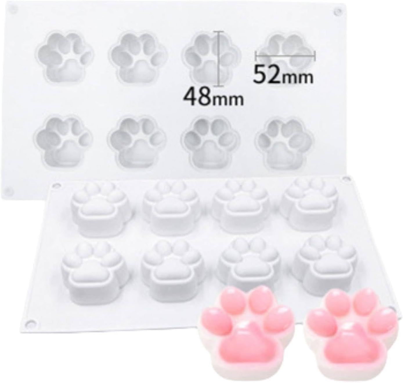 Cute Animal Paw Silicone Cake Mold for DIY Mousse Jelly Pudding Enhance your view 2