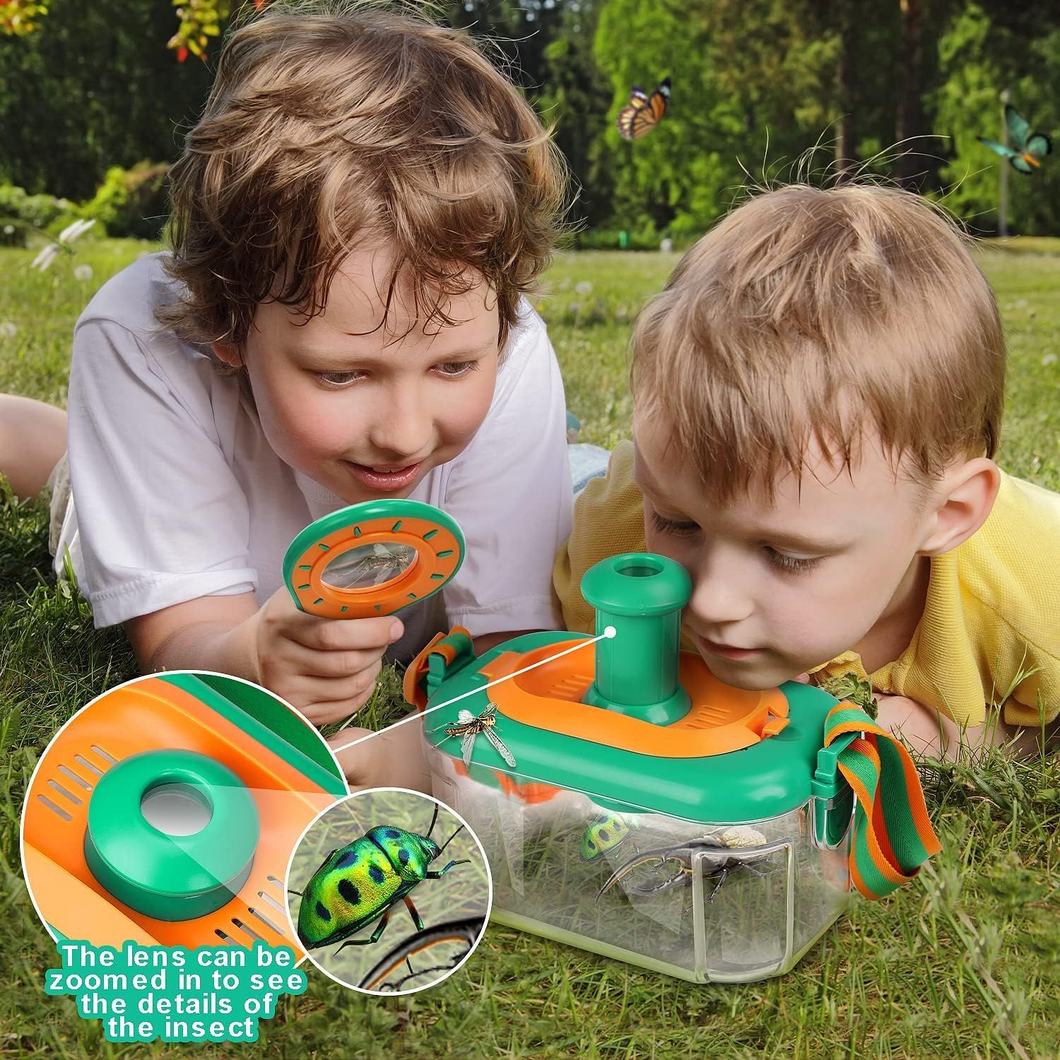 Bug Catcher Kit for Kids Bug Catching Kit with Butterfly Net view 2