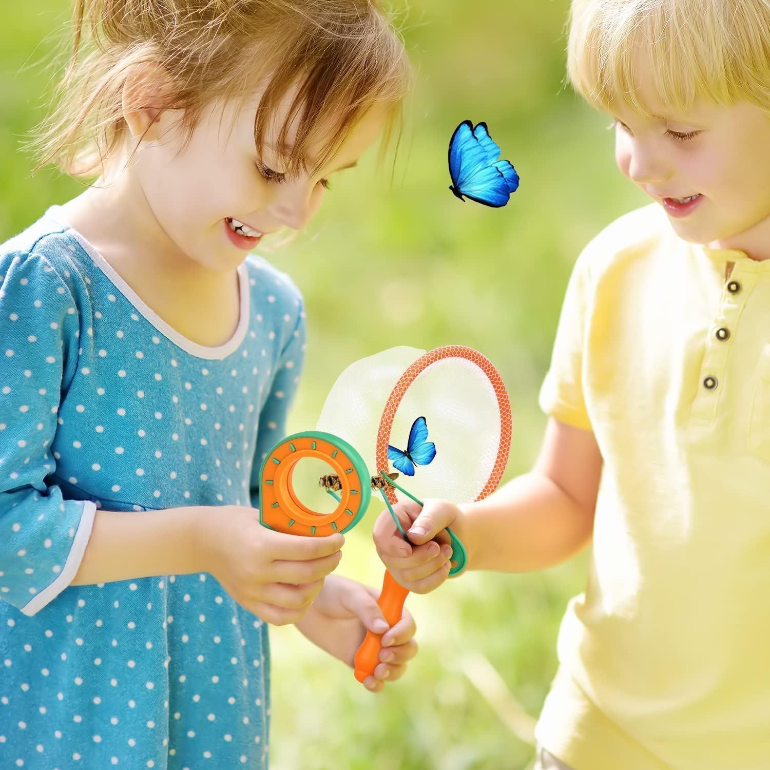 Bug Catcher Kit for Kids Bug Catching Kit with Butterfly Net view 3