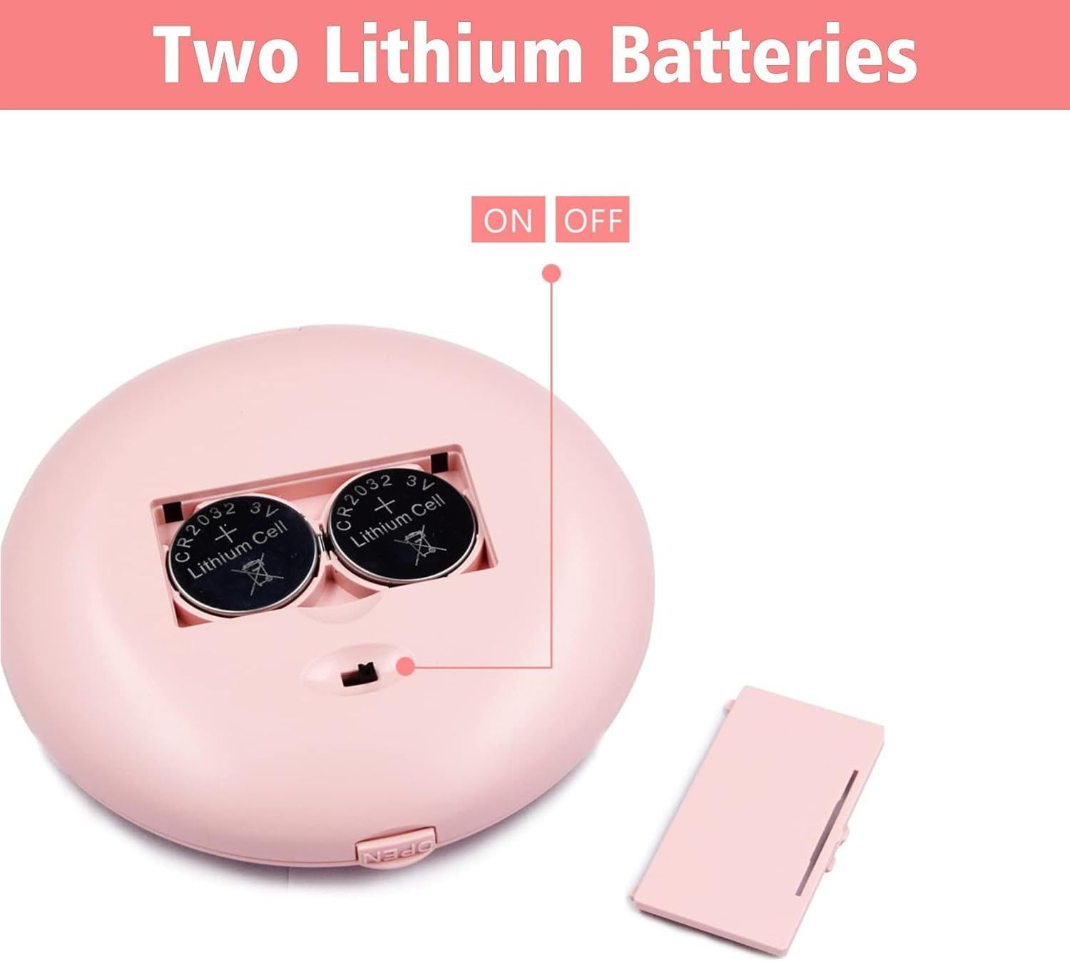 LED Compact Mirror with 1x/10x Magnification for Purses view 2