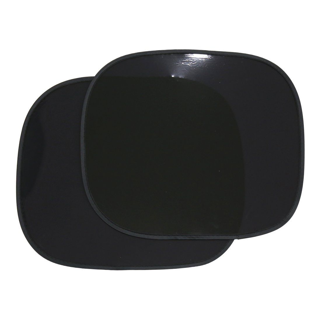 2PC Metallic Black Car Window Sun Shade Auto Shade for Windshield Visor view 2