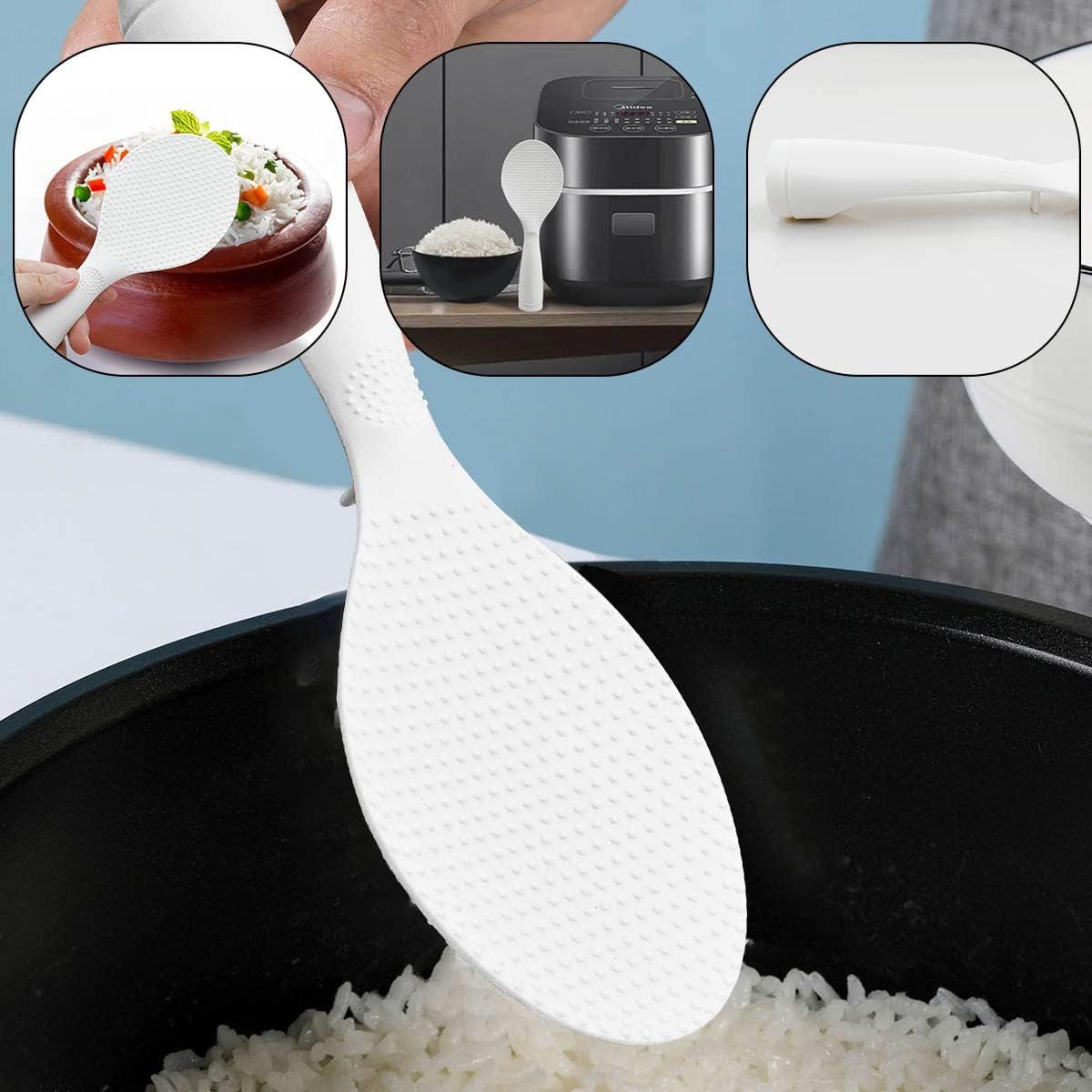 Rice Paddle Non-stick Standing Rice Serving Spoon Rice Potato Food Server view 4