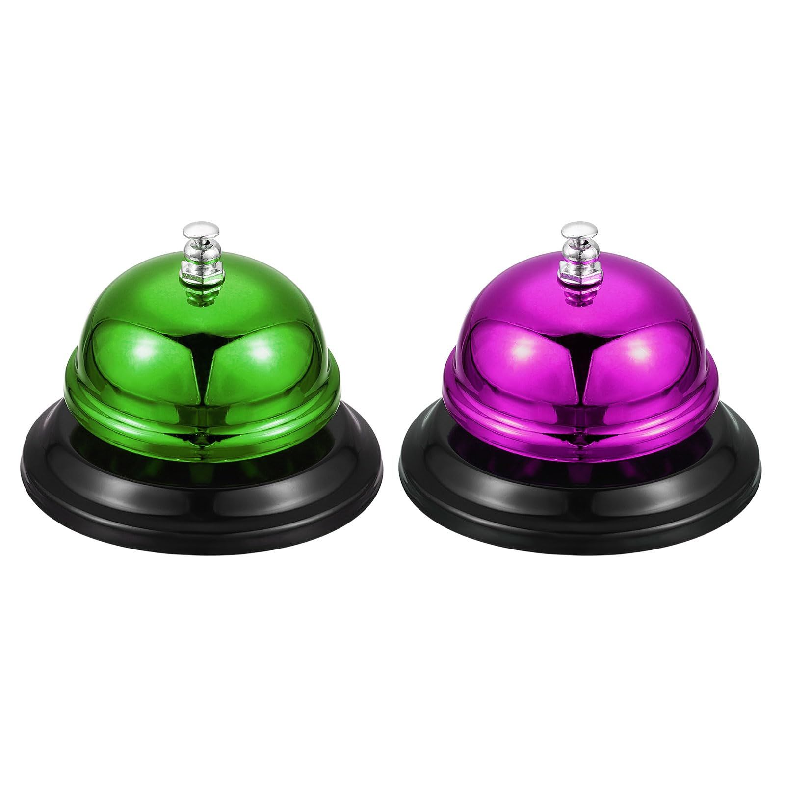 2 Pcs Call Bell, 85mm/3.35" Desk Bell Service Dinner Bell for Restaurant Hotel