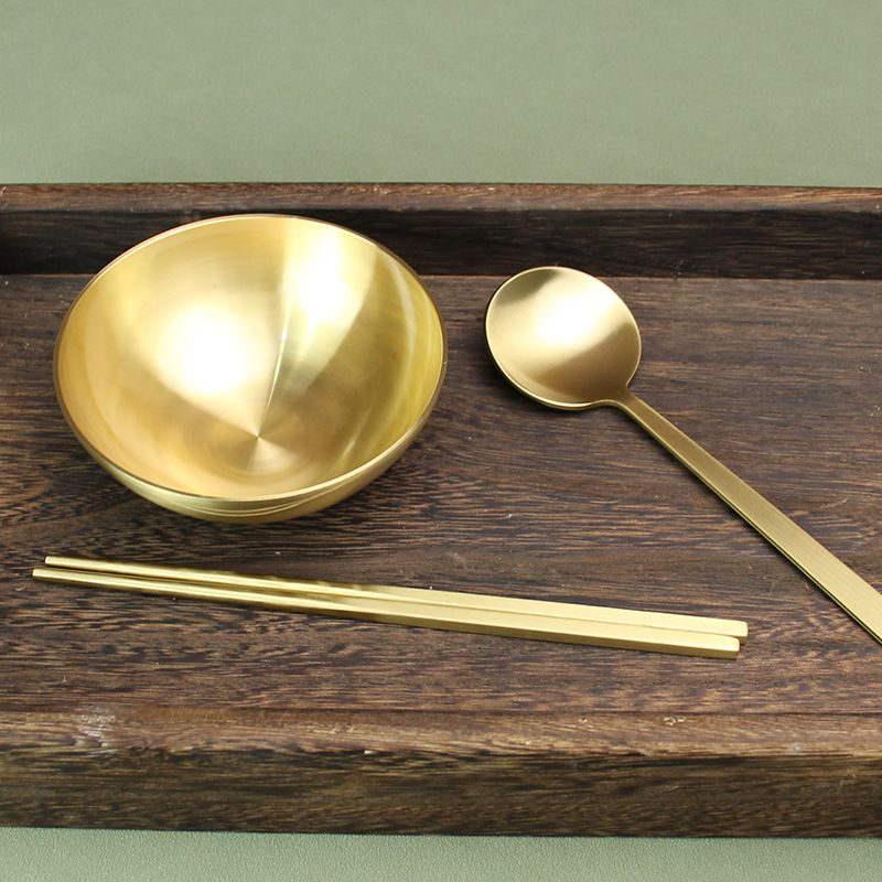 1 Set Metal Chopsticks Salad Bowl Ramen Bowls Bowl Reusable Bowls Bowl Metal view 4