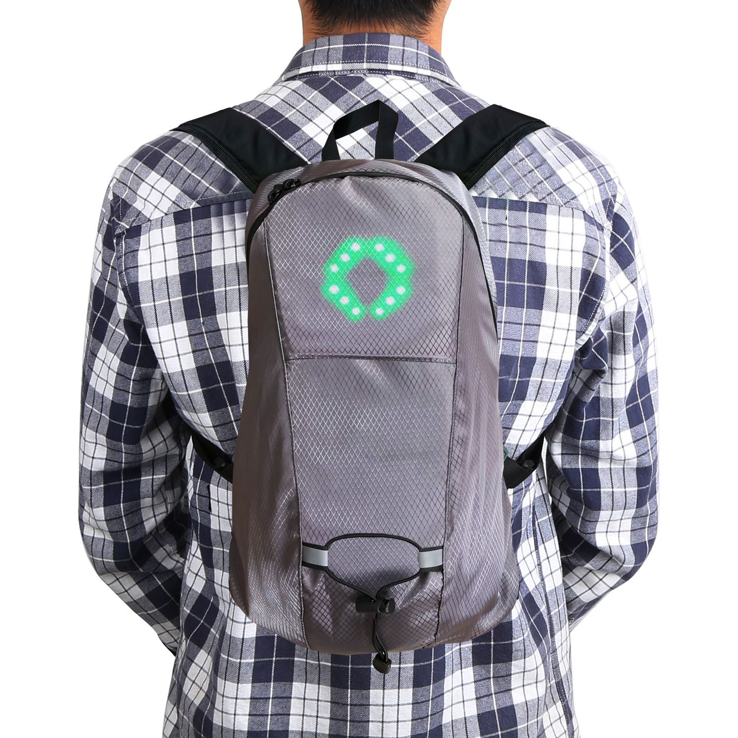 LED Light Backpack with Turn Signal view 3
