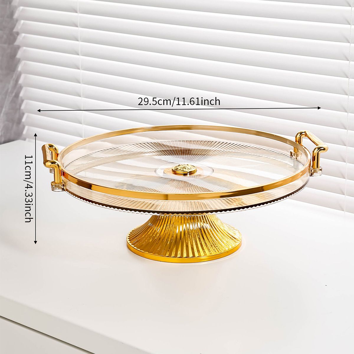 Cake Stand with Dome Lid Plastic Cake Dome Cupcake Holder Charcuterie Board view 3