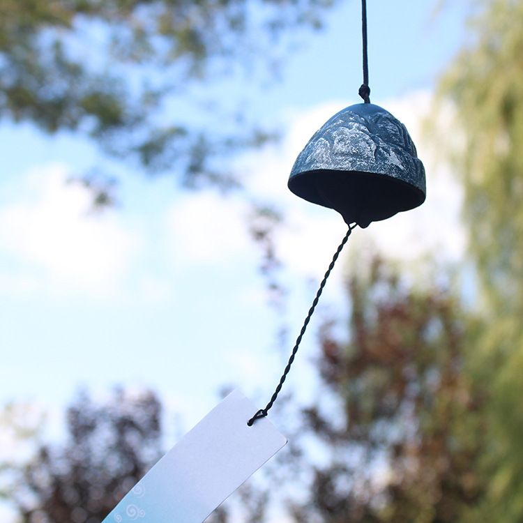 Windchimes Cast Iron Japanese Mount Fuji Wind Chime view 2