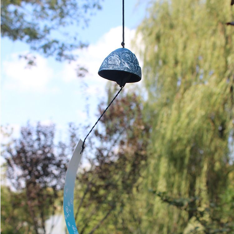 Windchimes Cast Iron Japanese Mount Fuji Wind Chime view 4