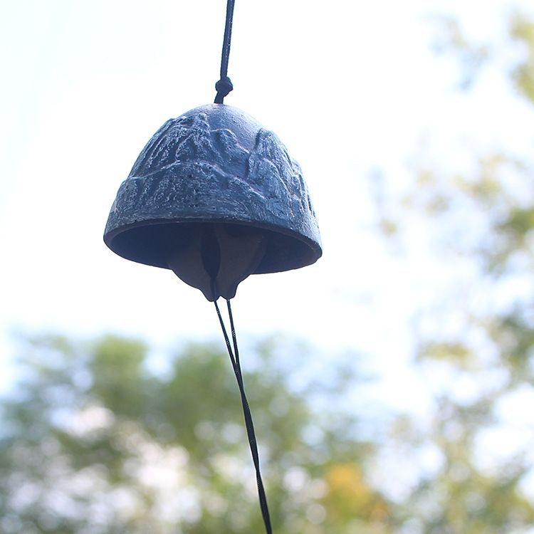 Windchimes Cast Iron Japanese Mount Fuji Wind Chime view 5
