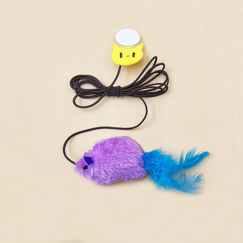 Door Hanging Squeak Rat Toy view 3