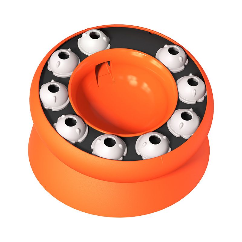 Cat Slow Feeder, Raised Cat Dog Food Bowls with Stand,Cat Puzzles Feeder