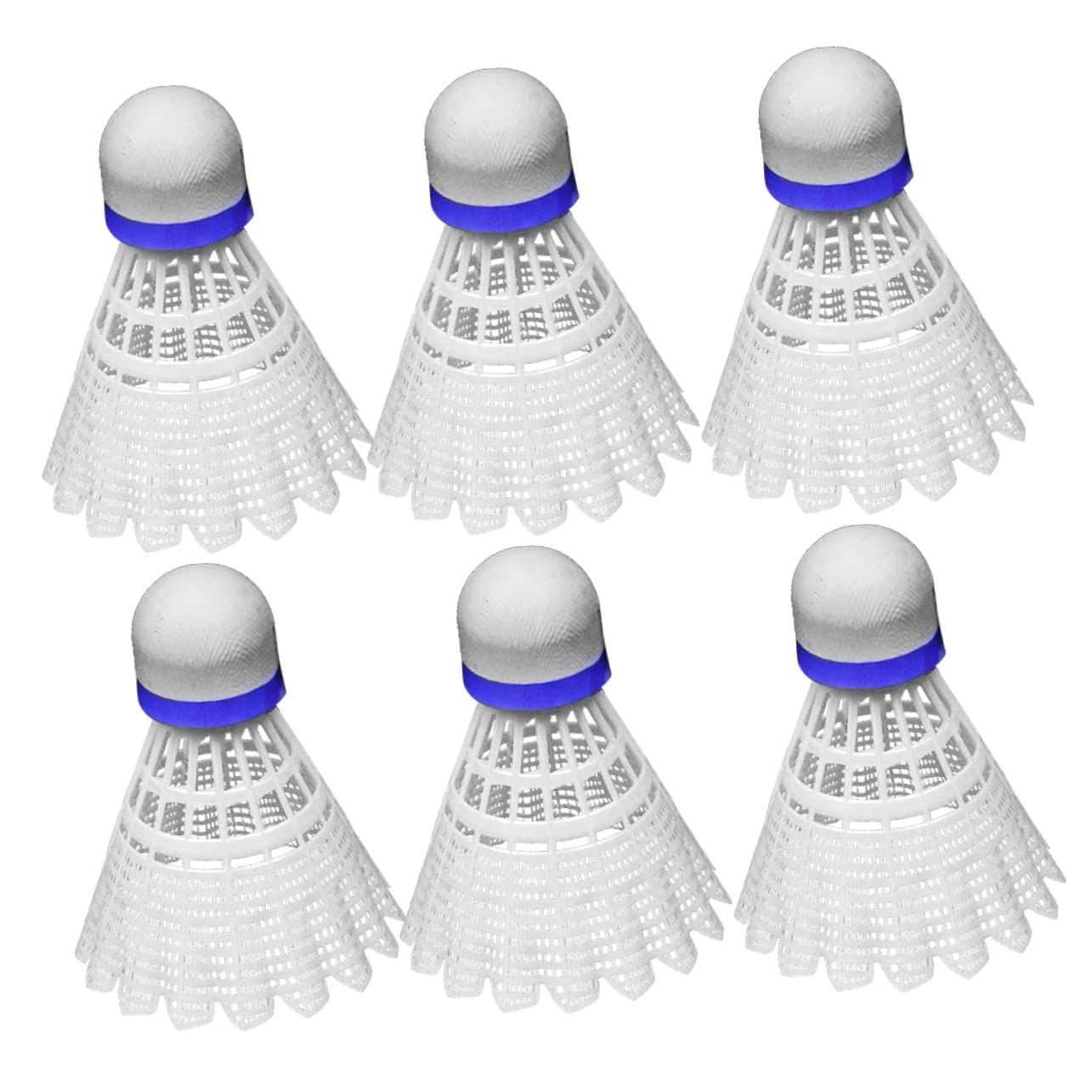 6pcs Lightweight Badminton Arm Hoops Inflatable Rudder Kids Shuttlecock