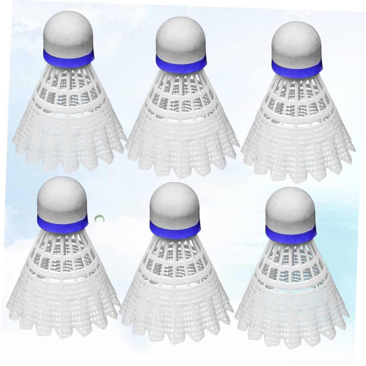 6pcs Lightweight Badminton Arm Hoops Inflatable Rudder Kids Shuttlecock view 4