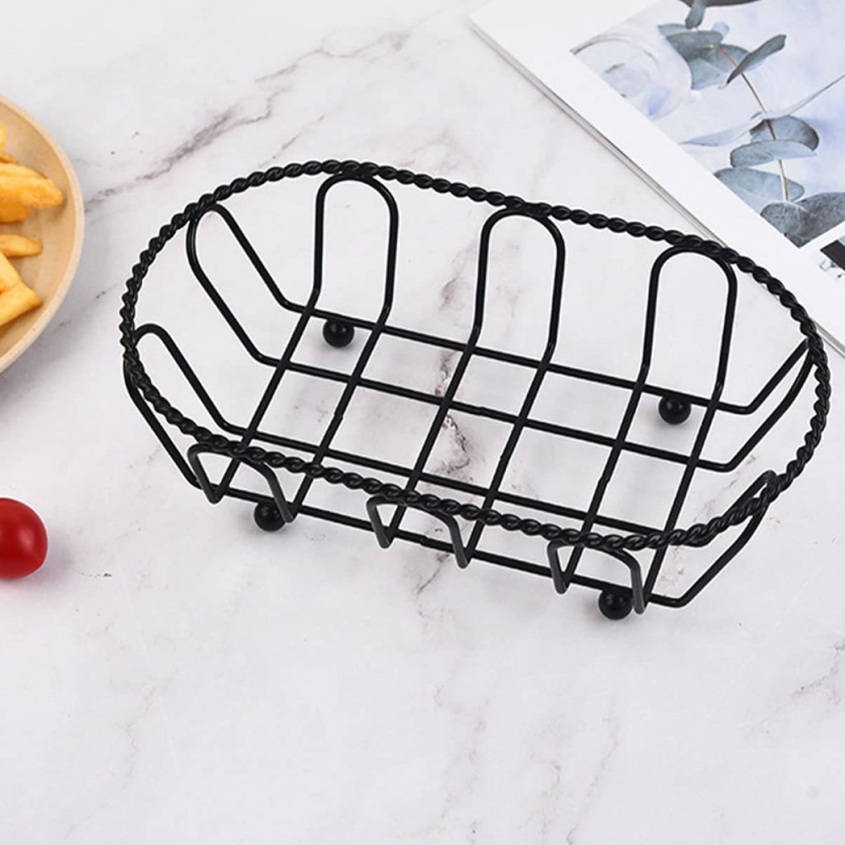 Fried Chicken Snack Basket French Fries Basket Kitchen Storage Basket Creative view 3