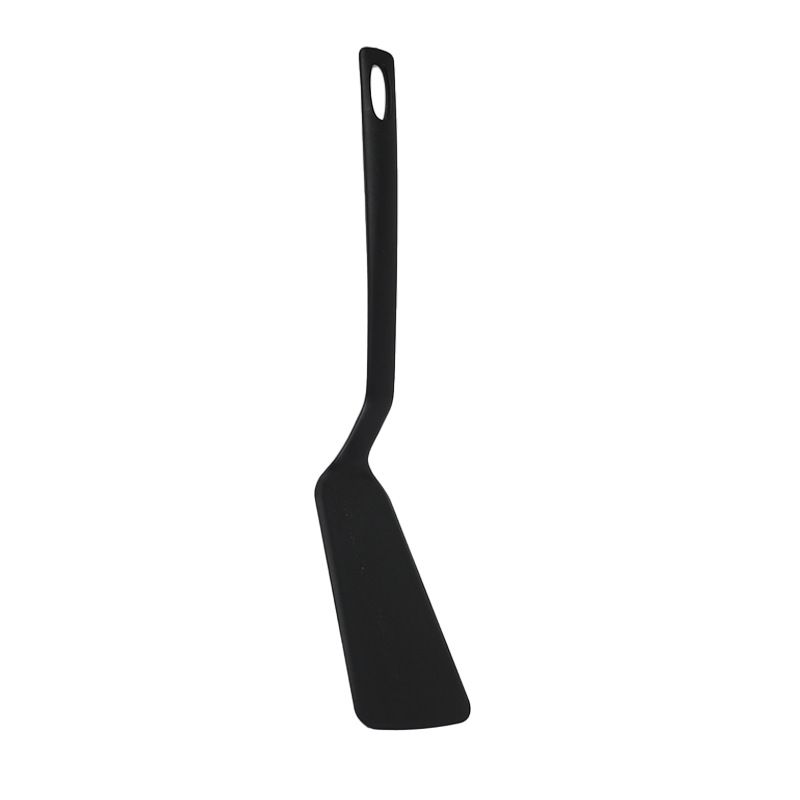 Flexible Nylon Slotted Spatula with Curved Handle