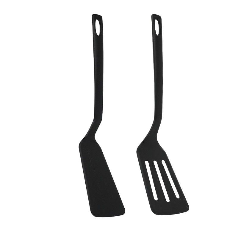 Flexible Nylon Slotted Spatula with Curved Handle view 3