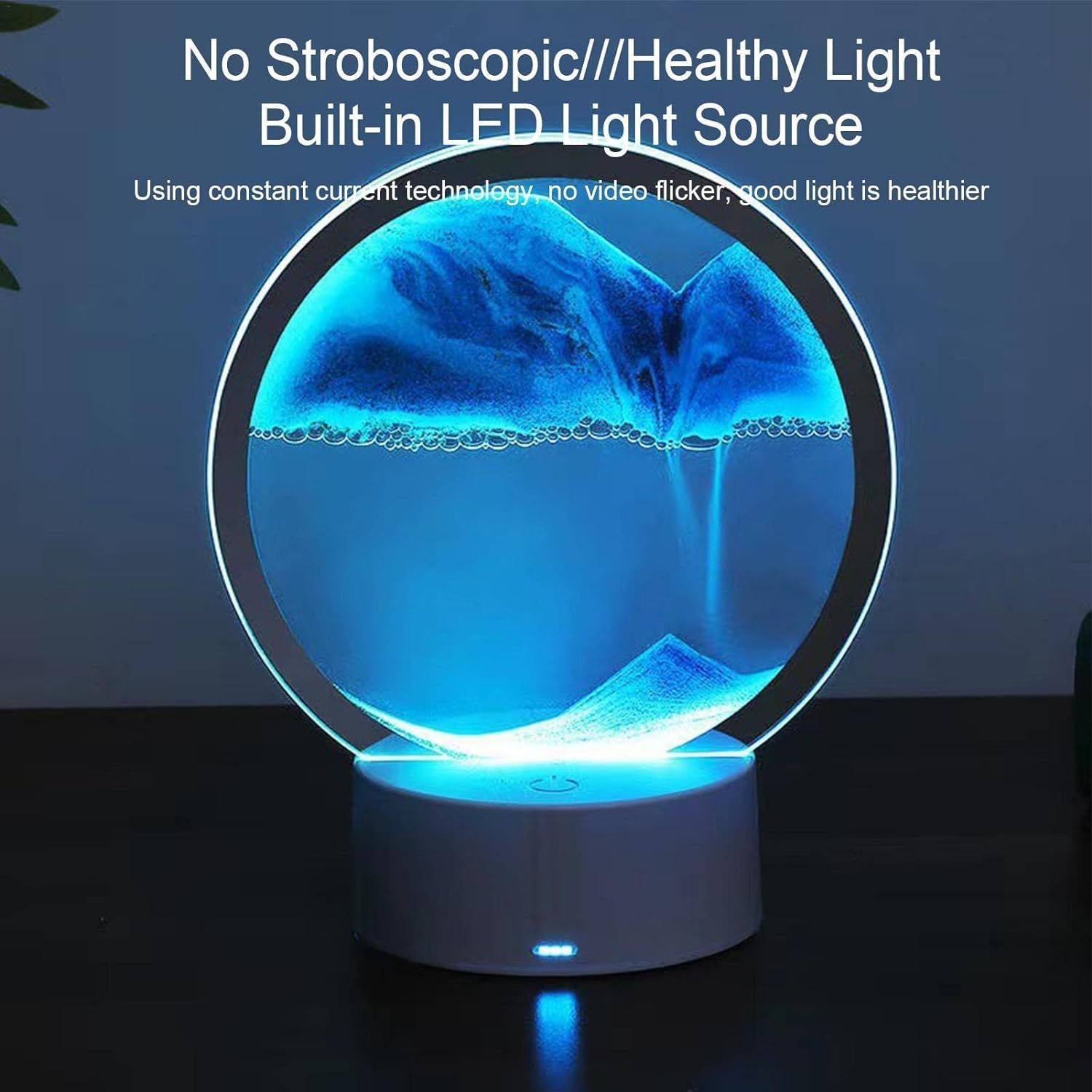 3D Mobile Sand Art Table lamp view 4