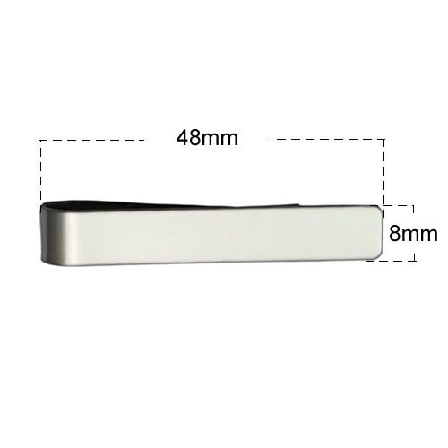 4 Pack Skinny Tie Bar Clip Set view 2