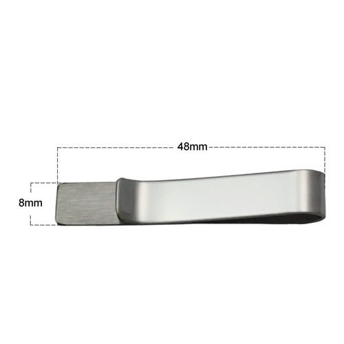 4 Pack Skinny Tie Bar Clip Set view 3