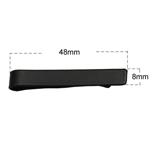 4 Pack Skinny Tie Bar Clip Set view 5