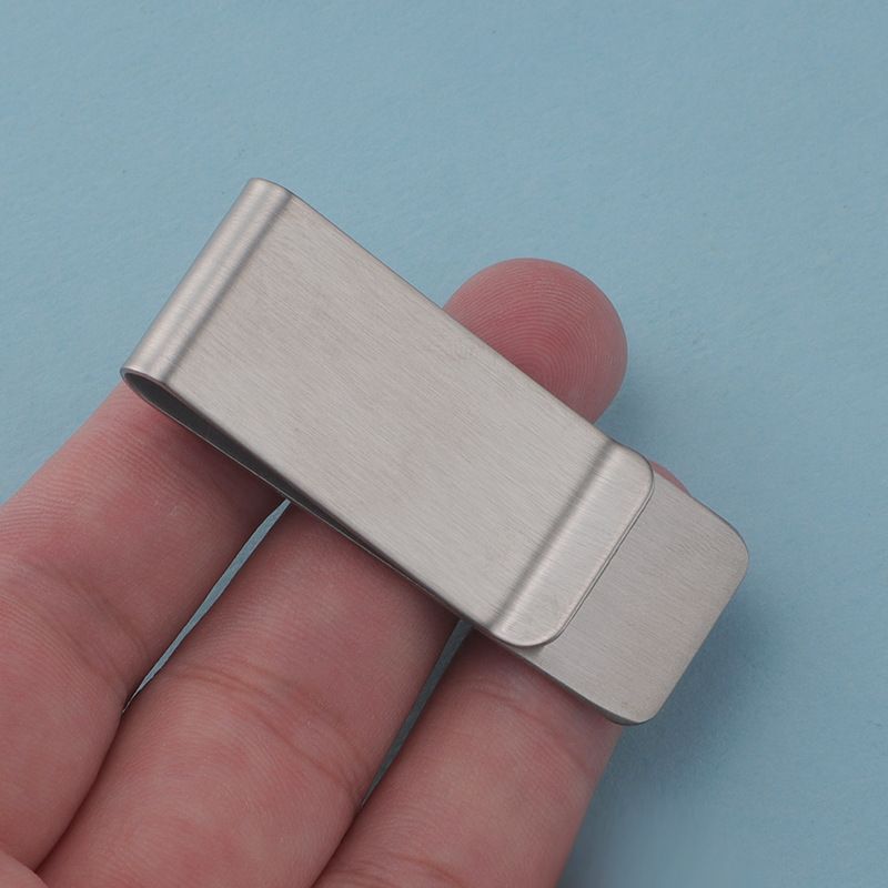 Metal Money Clip for Cash and Credit Cards view 2