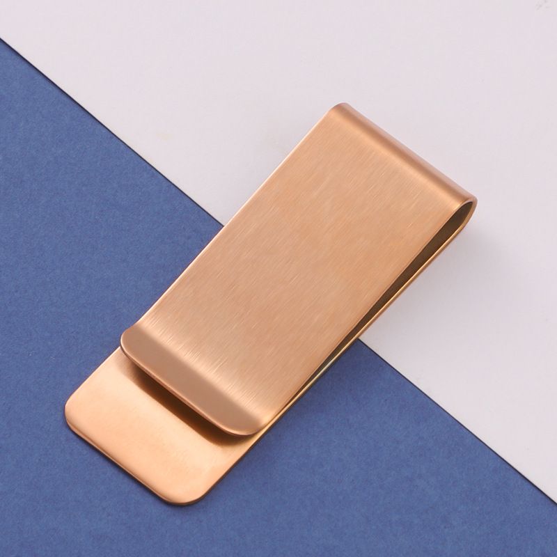 Metal Money Clip for Cash and Credit Cards view 4