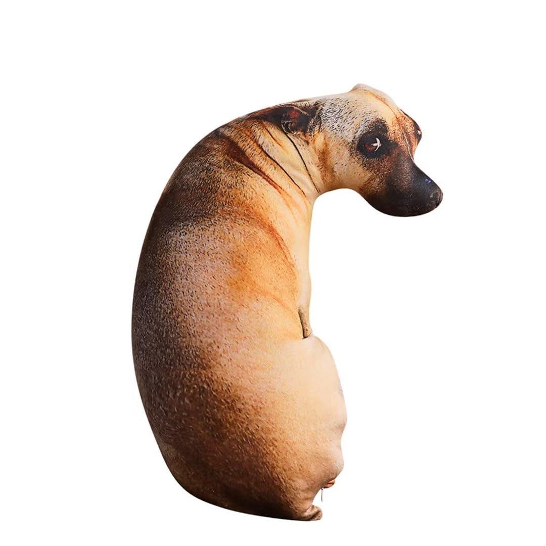 Dog Pillow 3D Simulation Dog Shaped Pillow