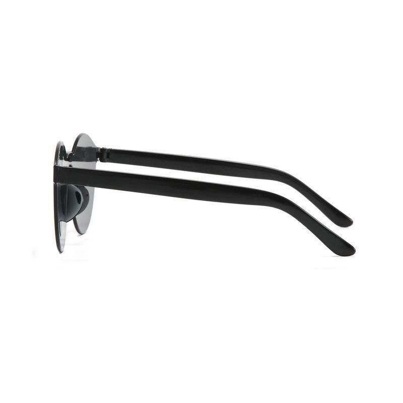 One Piece Transparent Round Sunglasses view 4