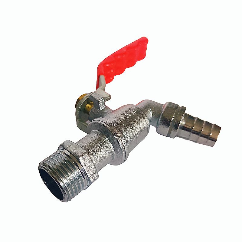 Brass Garden Faucet, Durable Corrosion Resistance Easy Turn Outdoor Water Tap view 3