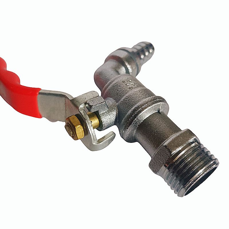 Brass Garden Faucet, Durable Corrosion Resistance Easy Turn Outdoor Water Tap view 4