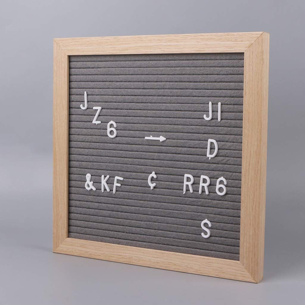 Characters White Plastic Letter Set for Changeable Felt Letter Boards view 3