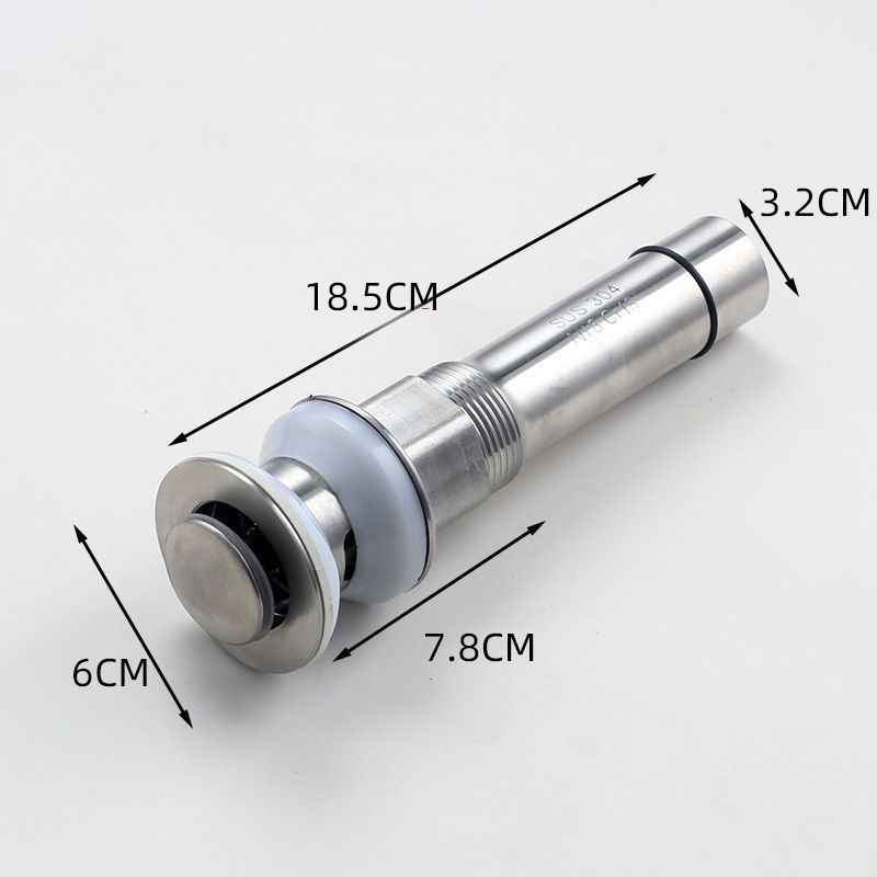 Bathroom Sink DraBathroom Sink Drain Stopper Pop up Drain with Overflow for view 2