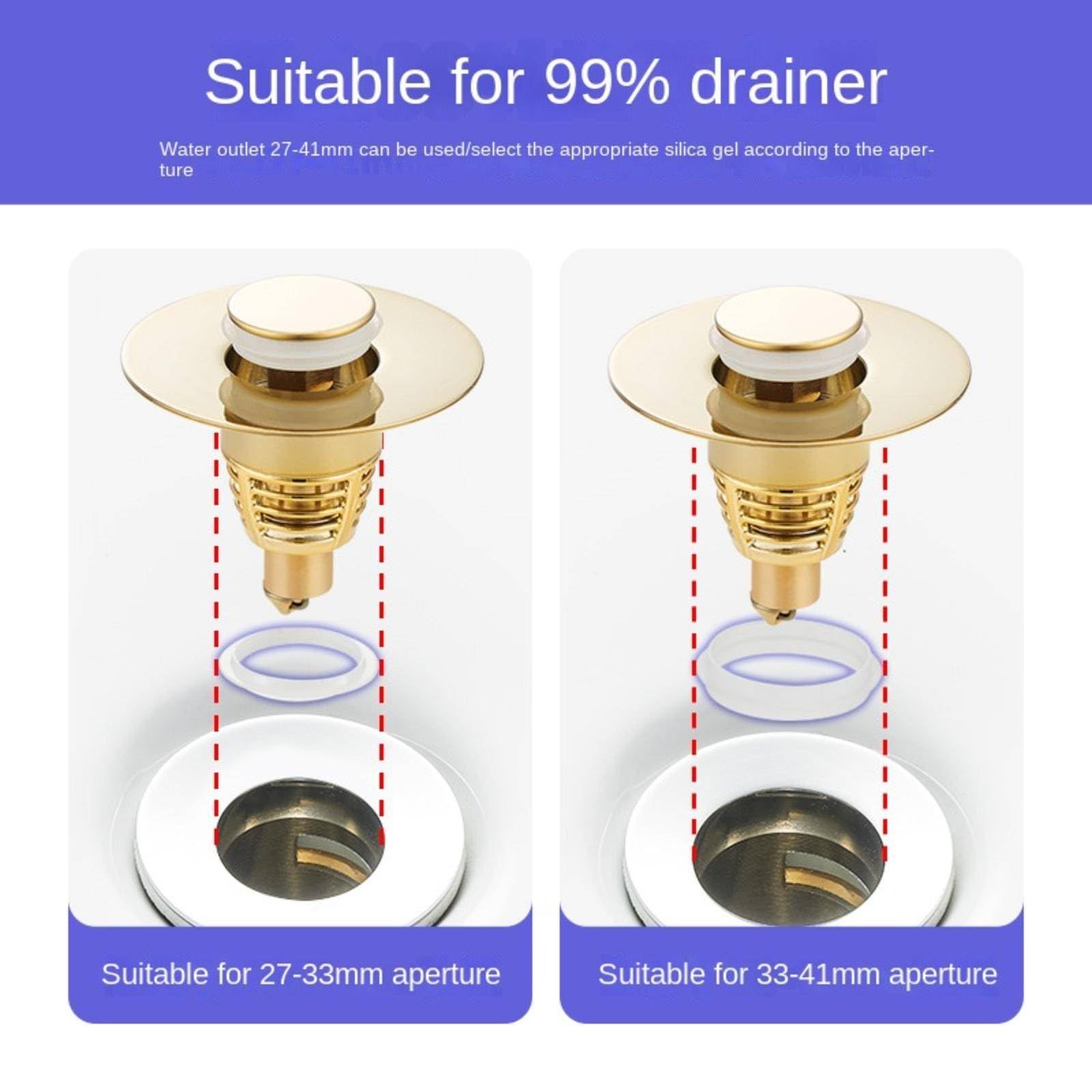 Bathtub Stopper Pop Up Drain Plug view 2