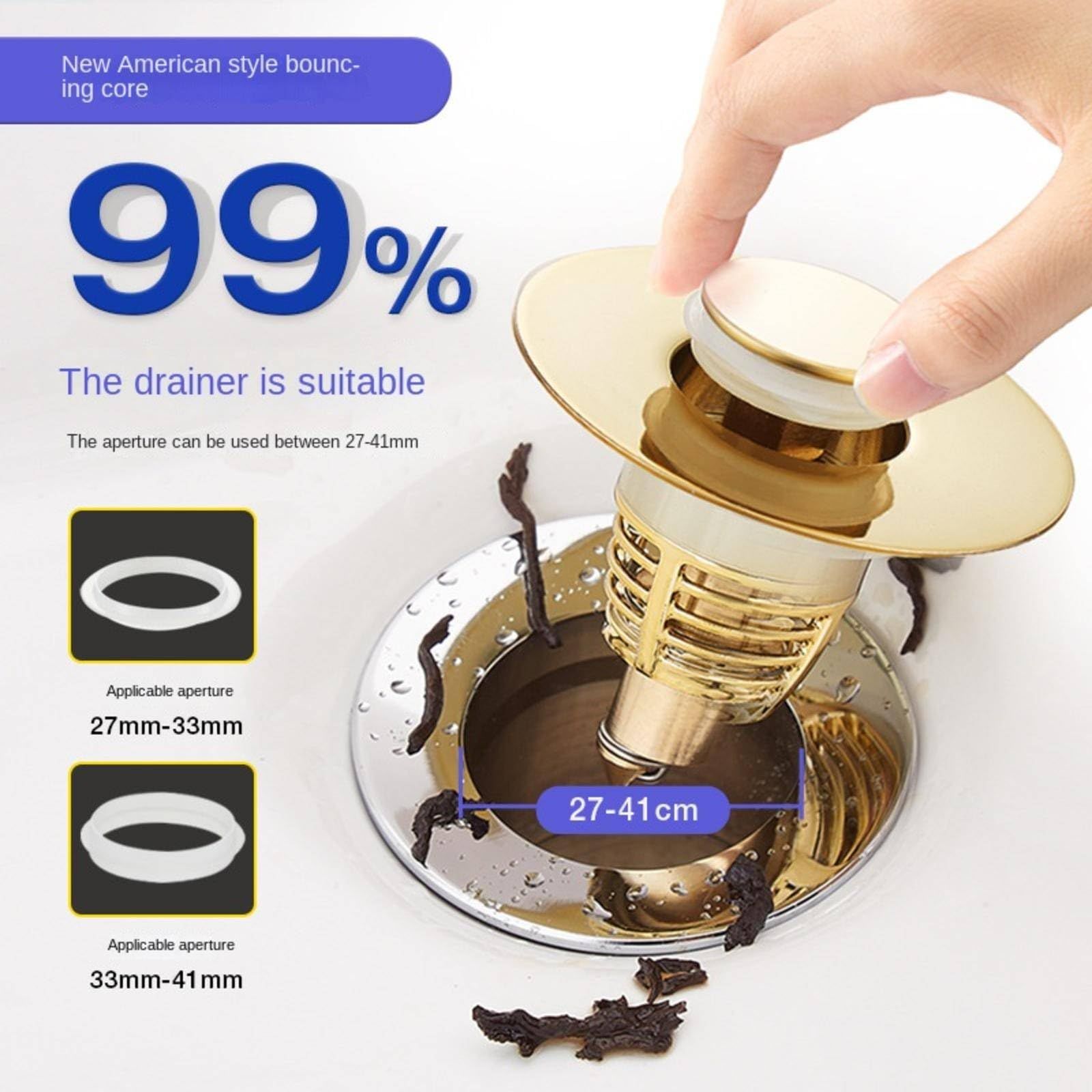 Bathtub Stopper Pop Up Drain Plug view 4