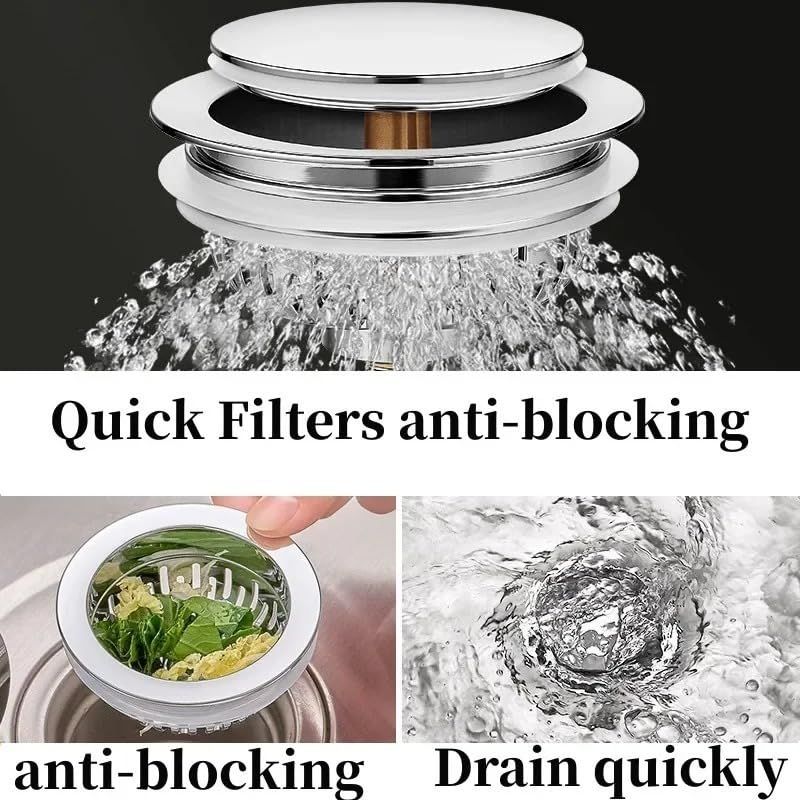 2024 New Upgraded Sink Bounce Core Drain Strainer view 4
