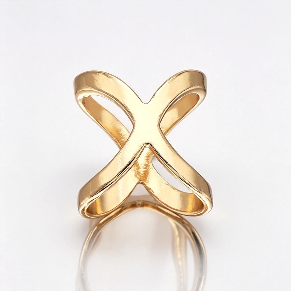 Simple Scarf Ring Jewelry Scarf Buckle Gold Plating suitable for all kinds of