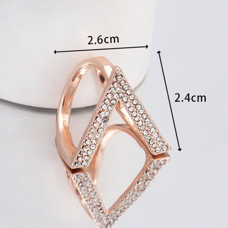 Simple Scarf Ring Jewelry Scarf Buckle Gold Plating suitable for all kinds of view 3