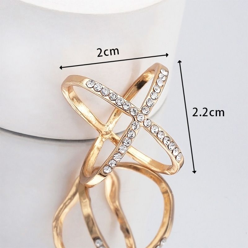 Simple Scarf Ring Jewelry Scarf Buckle Gold Plating suitable for all kinds of view 4
