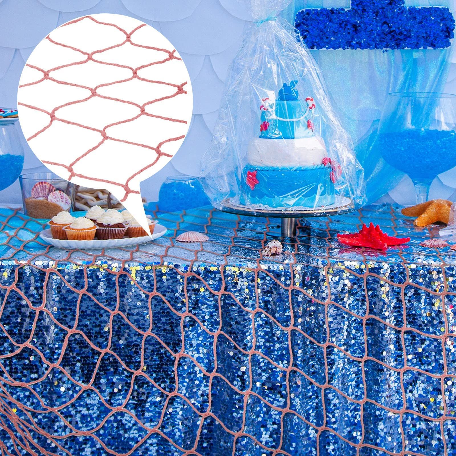 Fish Net Decorative Wall Hanging Fishnet for Mermaid view 4