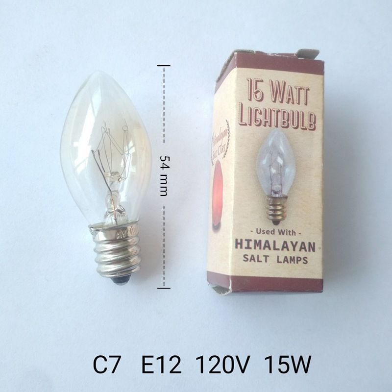 2-Pack 15W 120V Light Bulbs for Natural Salt Lamps Compatible withHemingSalt view 5