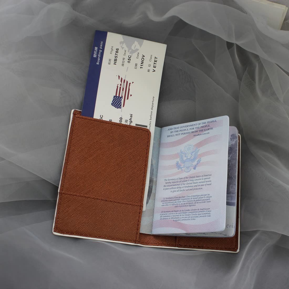 Cute Global TravelPassport Cover Women Passport Horder PU Leather Travel view 5