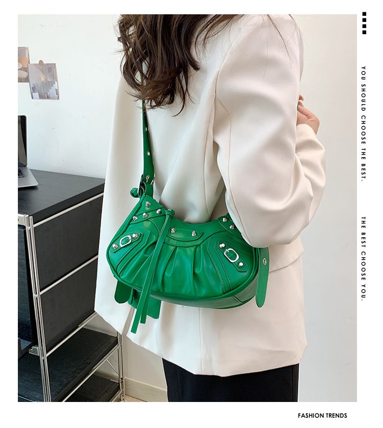 Shoulder Bags for Women, Crocodile Effect Retro Faux Leather Classic Clutch view 4