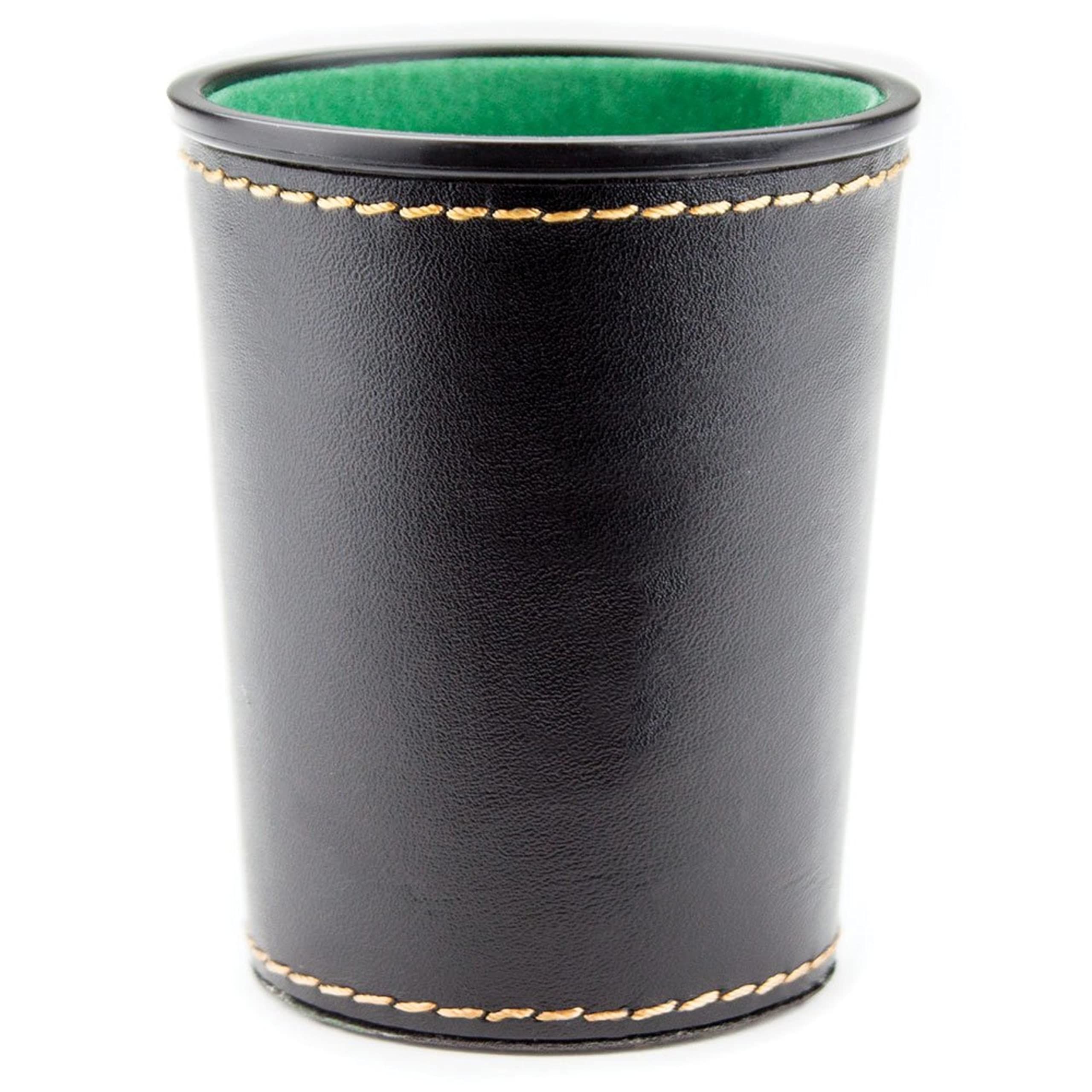 PU Leather Dice Cup Set with 20 Dot Dices view 2