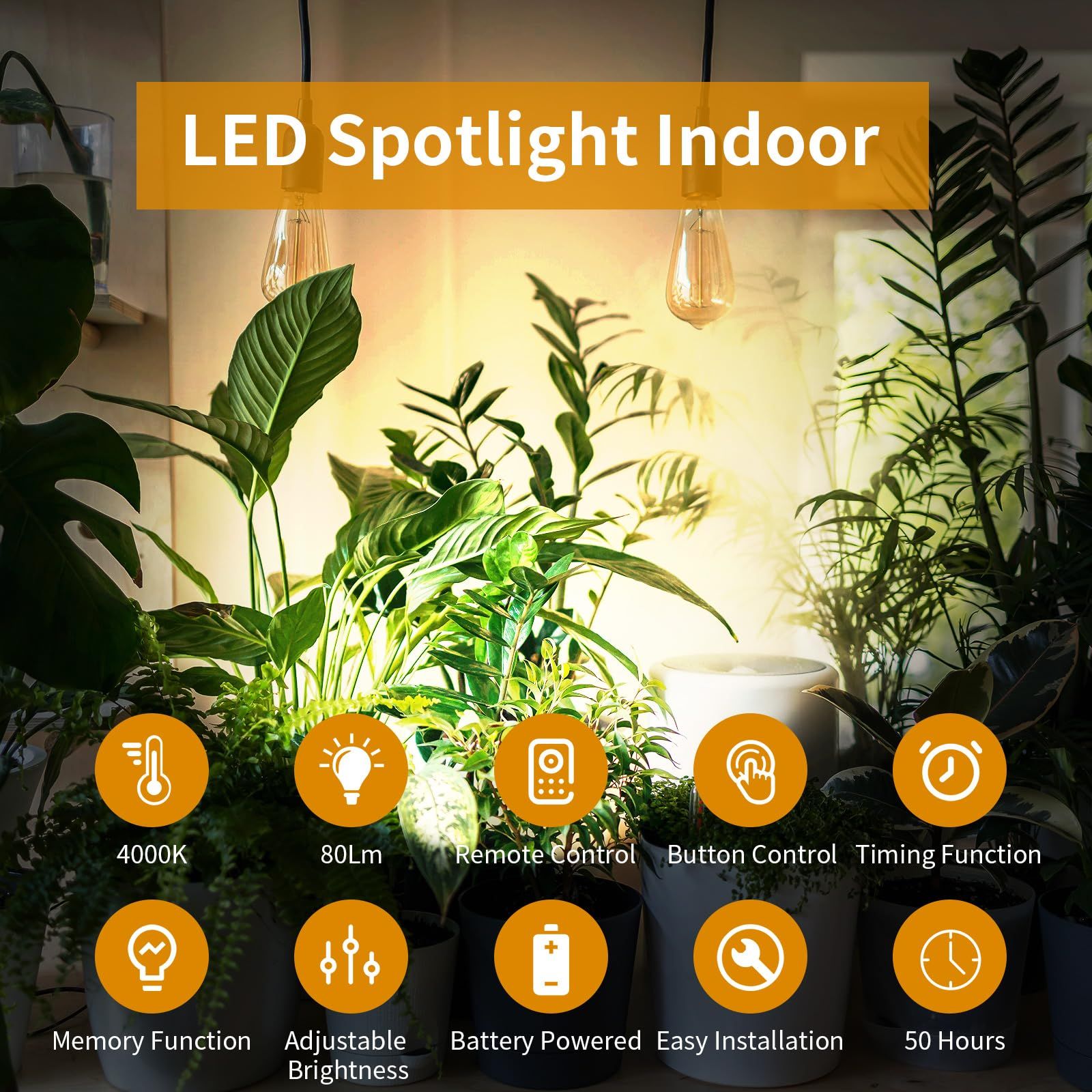 Wireless Spotlight Indoor view 3