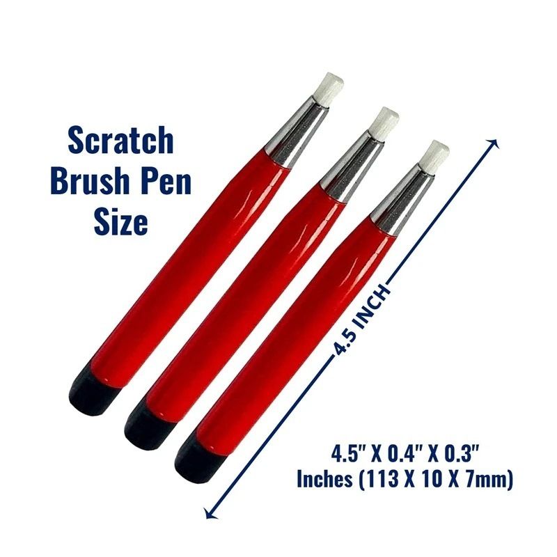 Fiberglass Scratch Brush Pen - 3 Pack - Jewelry view 2
