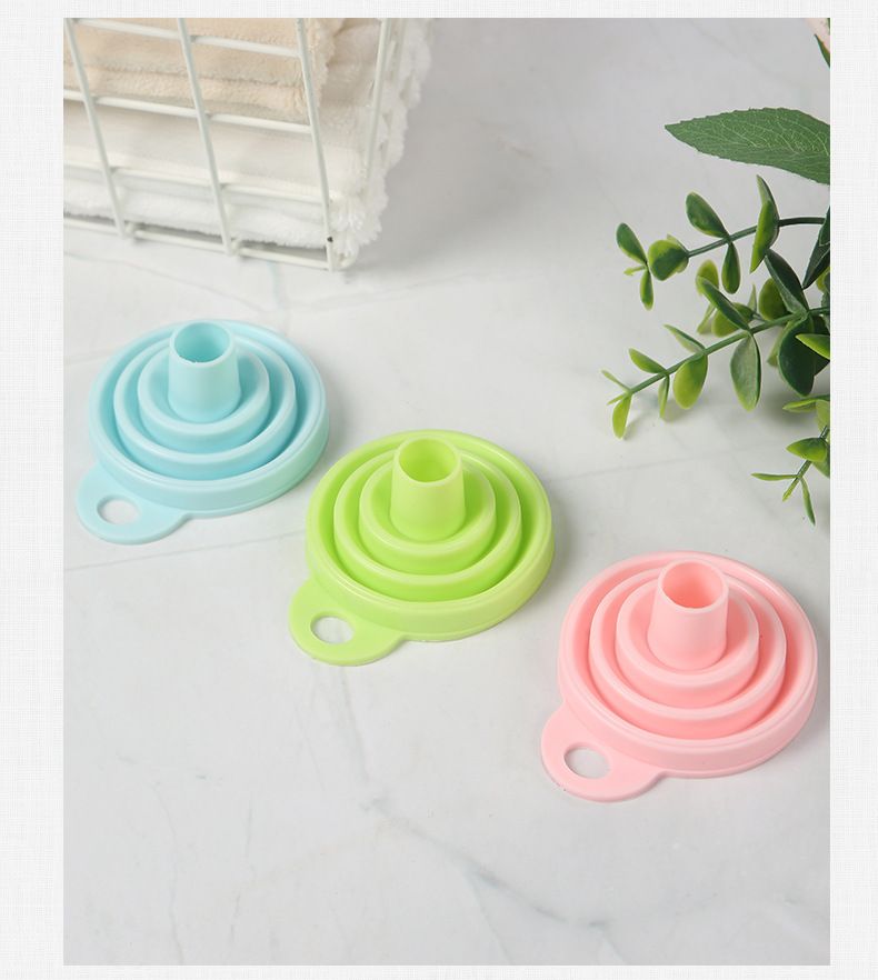 Collapsible Funnels for Kitchen Set of 3 - Food Grade view 5