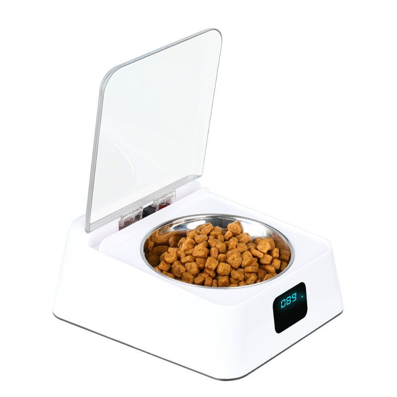 Automatic Pet Feeder, Cat Food Dispenser with Infrared Sensor and Removable